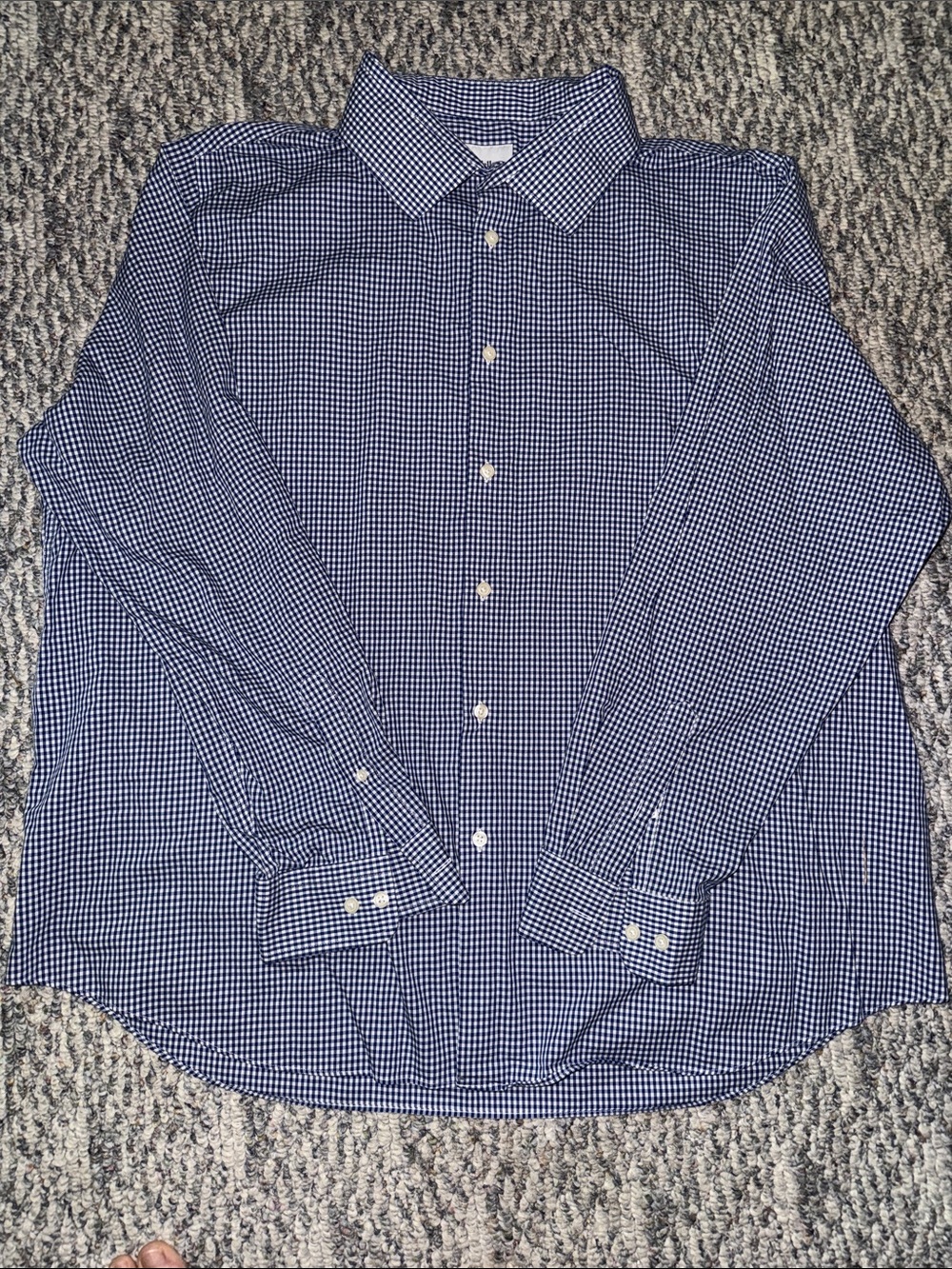 Goodfellow & Co Blue Gingham Dress Shirt